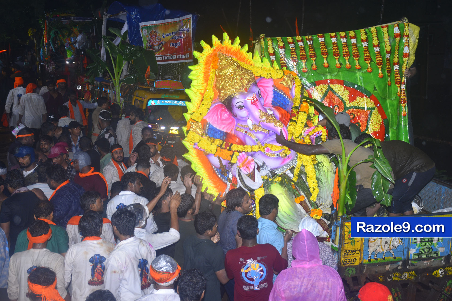 Razole Taluka Ganesh Nimajjanam